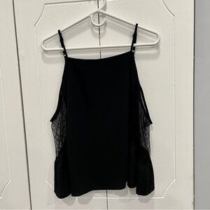 ASOS Black Lace Tank Top